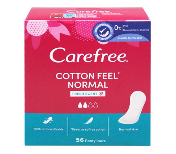 Carefree Pantyliners Cotton Feel Normal Pcs Cheap Basket