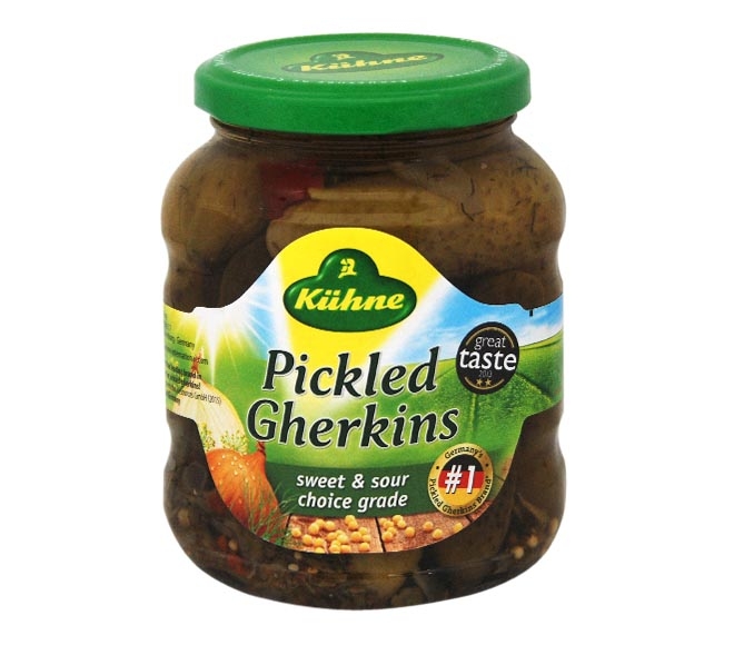 KUHNE pickled gherkins selected 330g