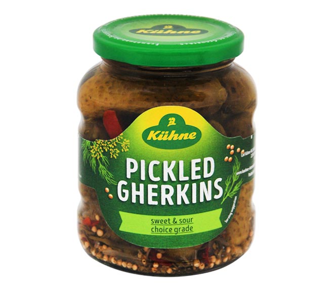KUHNE pickled gherkins selected 330g
