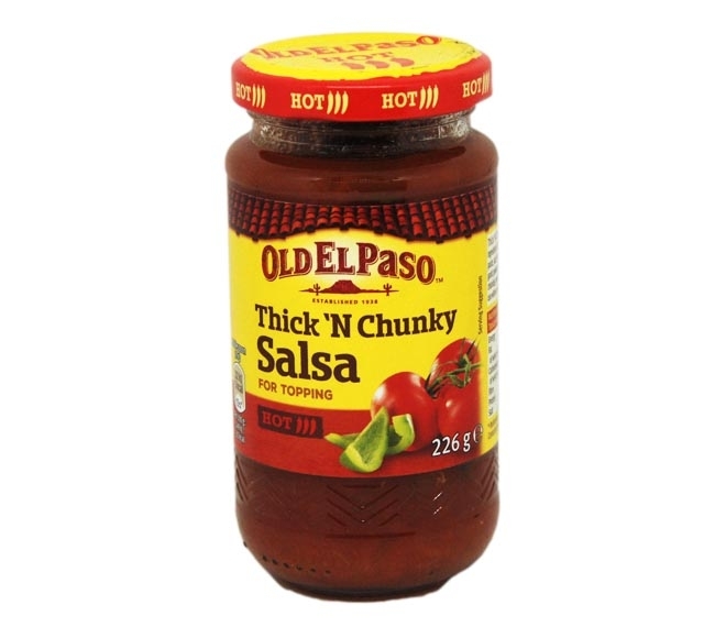 OLD EL PASO thick n chunky salsa 226g HOT