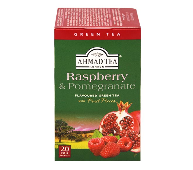 tea AHMAD green Raspberry & Pomegranate (20pcs) 40g