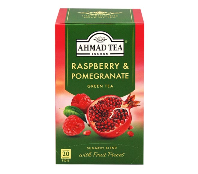 tea AHMAD green Raspberry & Pomegranate (20pcs) 40g