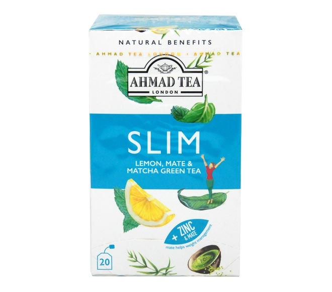 tea AHMAD Natural SLIM with lemon mate & matcha green tea (20pcs) 30g