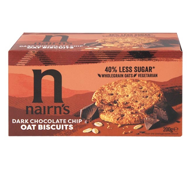 NAIRNS oat biscuits dark chocolate chip 200g
