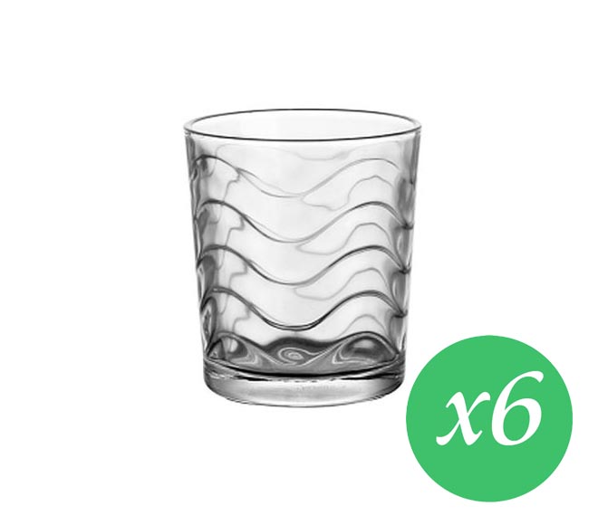 glass Water Glass x 6pcs