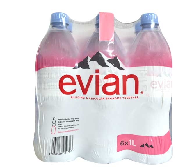EVIAN mineral water 6x1L