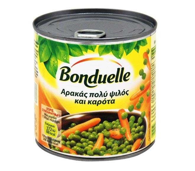 BONDUELLE green peas & carrots very fine 400g