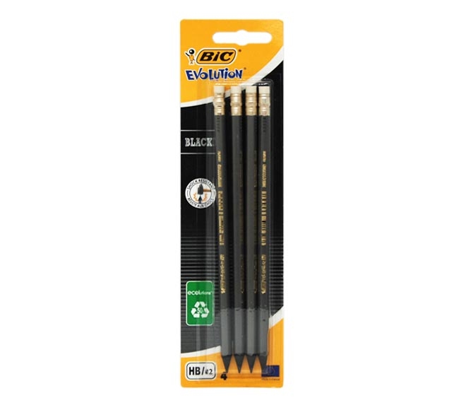 pencils BIC Evolution HB/2 4pcs