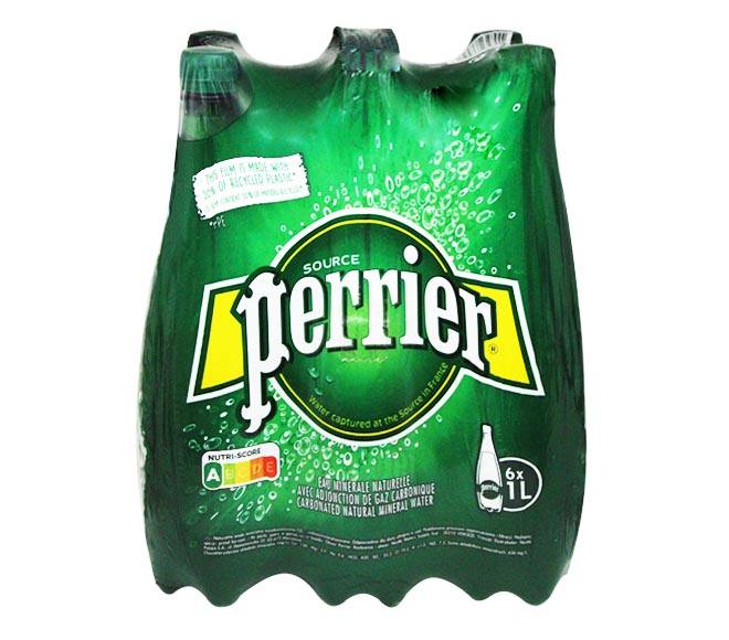 PERRIER sparkling water 6 x 1L
