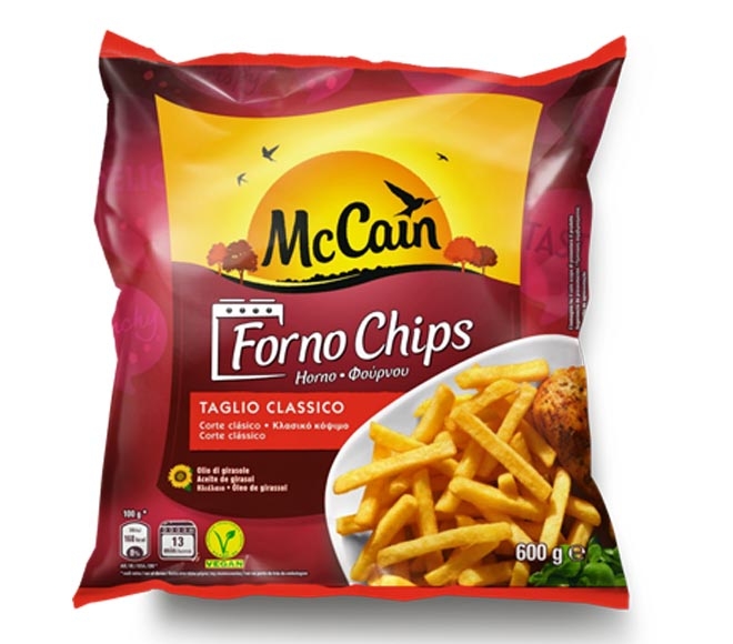 McCAIN forno chips classic 600g