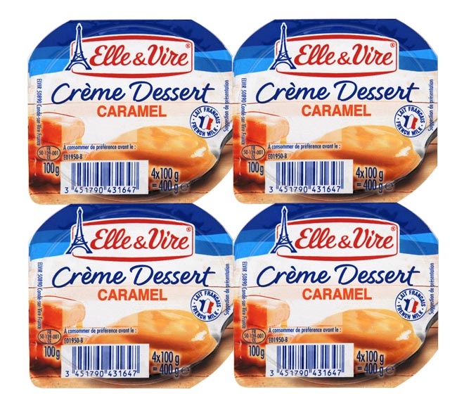 dessert ELLE & VIRE 4x100g – Caramel