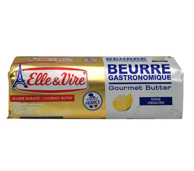 butter ELLE & VIRE gourmet unsalted 250g