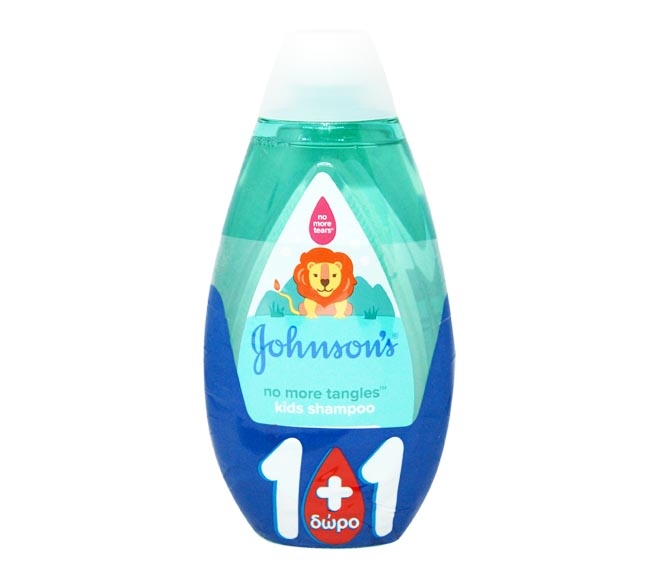 JOHNSONS kids shampoo 500ml – no more tangles (1+1 FREE)