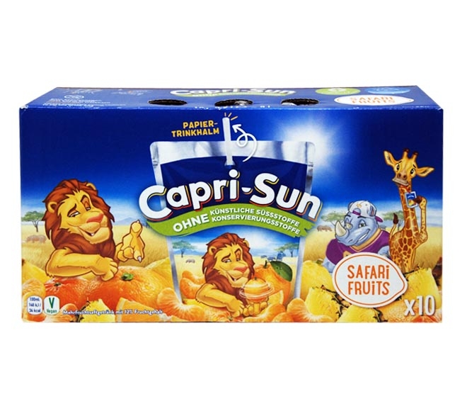CAPRI – SUN juices 10x200ml – safari fruits