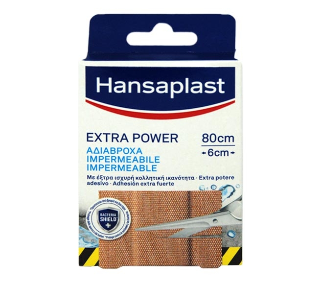 HANSAPLAST bandages extra power water resistant 80 x 6cm