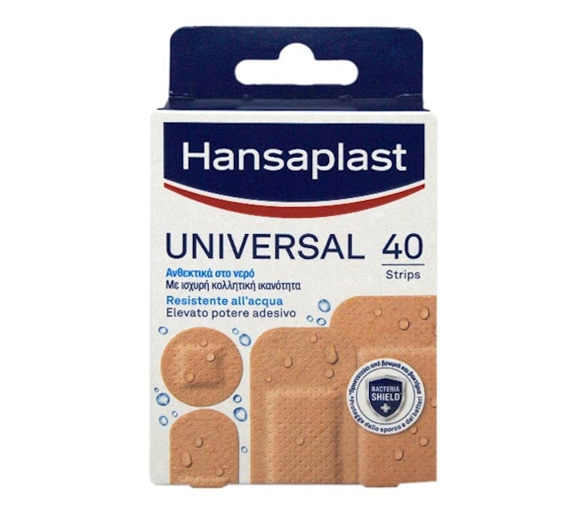 HANSAPLAST bandages 40 strips water resistant