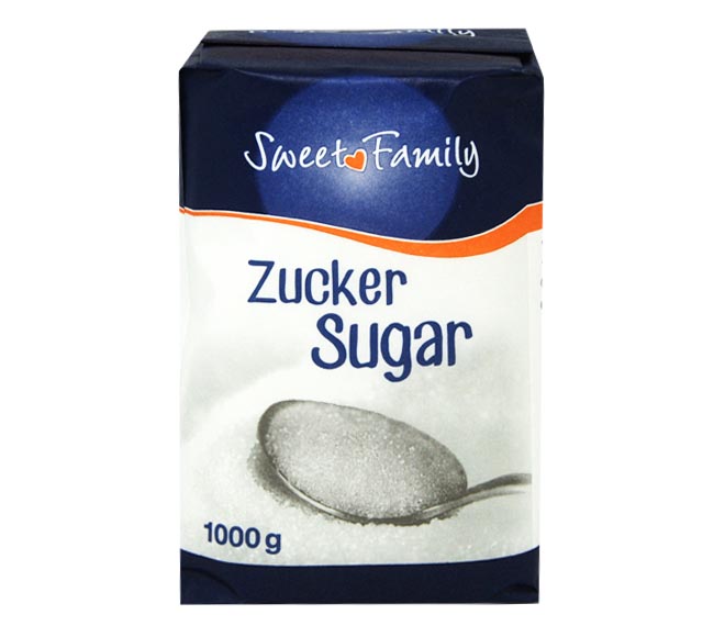 sugar SWEET FAMILY white crystal 1kg