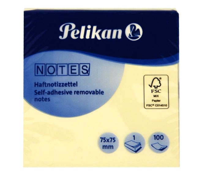 Notes PELIKAN x100 – sticky (75mm x 75mm)