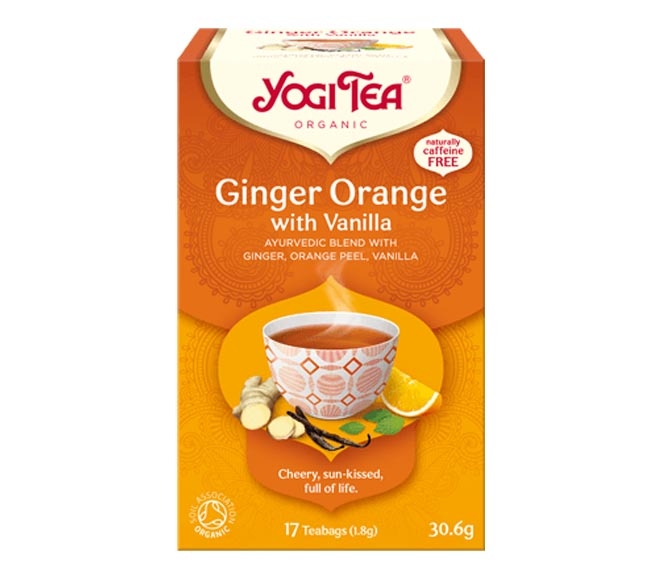 tea YOGI TEA organic 17pcs 30.6g – Ginger Orange with Vanilla