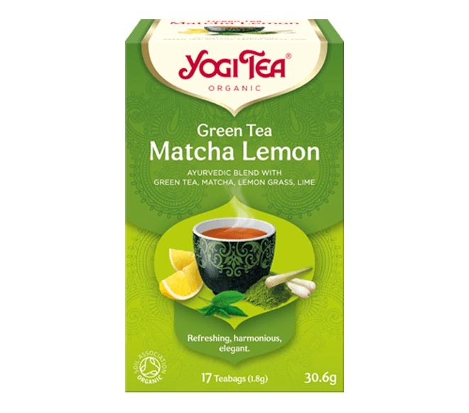 tea YOGI TEA organic 17pcs 30.6g – Green Tea Matcha Lemon