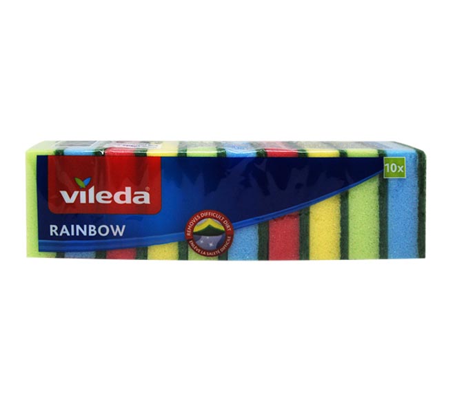 sponges scourer VILEDA Rainbow 10pcs