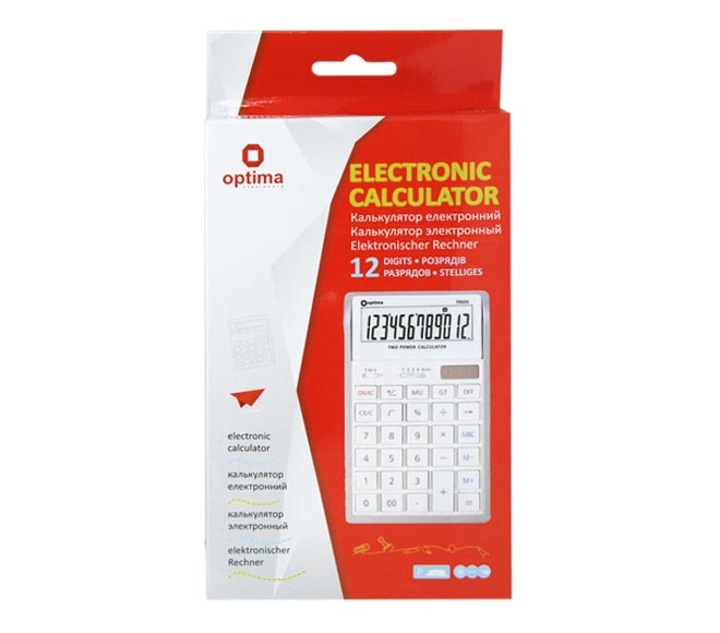 OPTIMA electronic calculator 12 digits