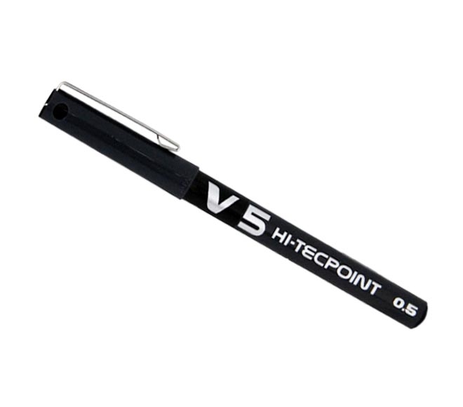 pen PILOT V5 Hi-Tecpoint 0.5mm – BLACK