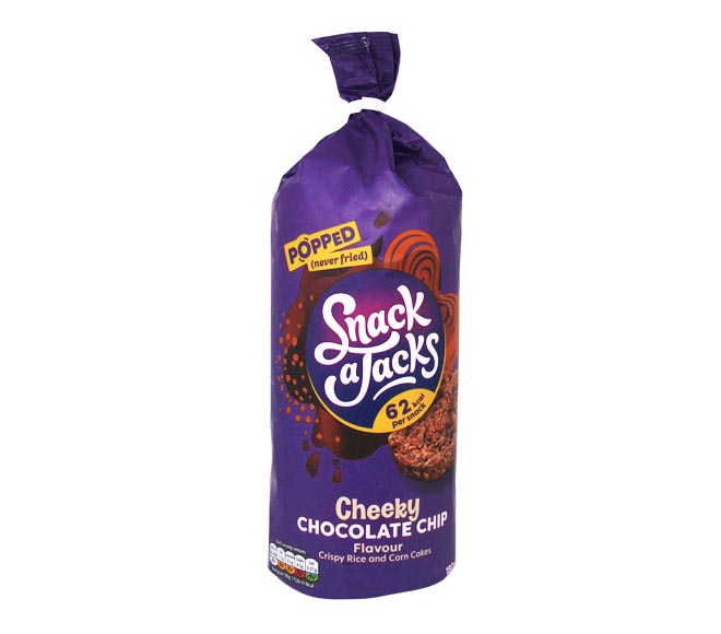 SNACK a JACKS 180g – chocolate chip
