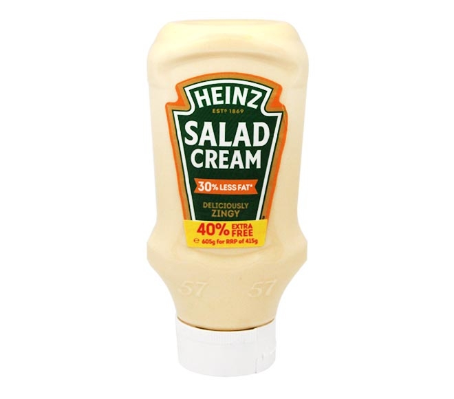 salad dressing HEINZ cream 30% less fat 570ml (40% EXTRA FREE)
