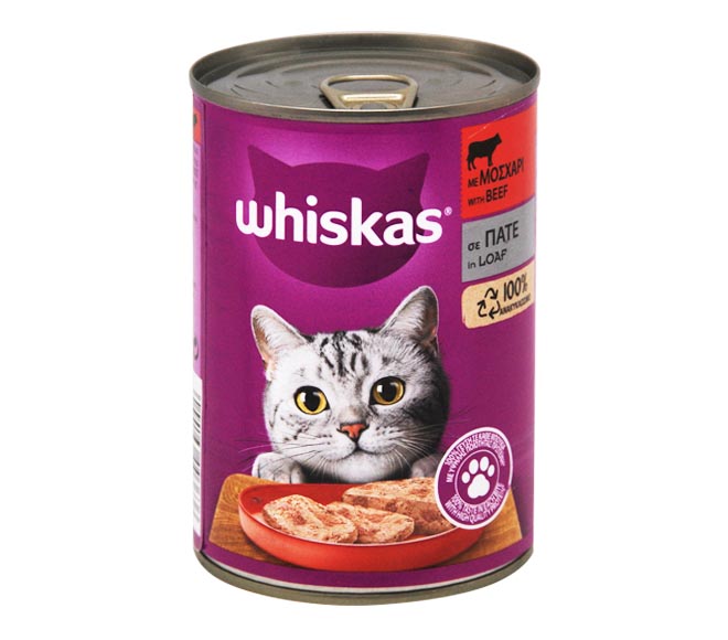 cat WHISKAS loaf 400g – beef