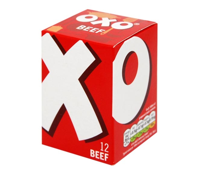 stock OXO cubes beef (12pcs) 71g