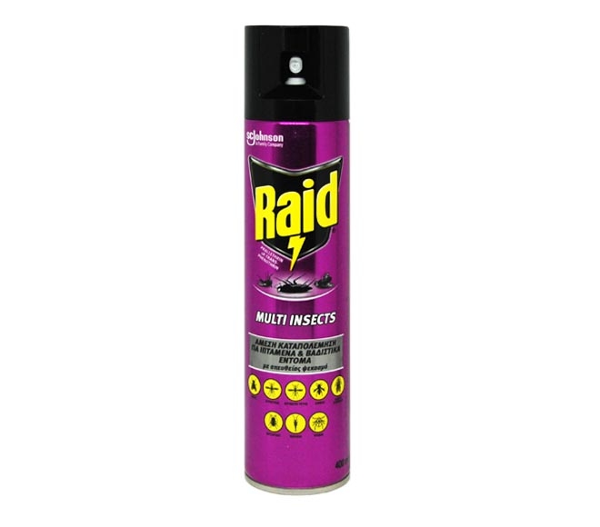 Insecticide RAID spray for multi insects 400ml