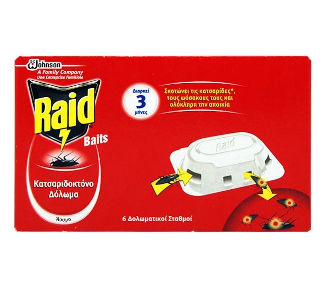 traps RAID for roaches 6pcs