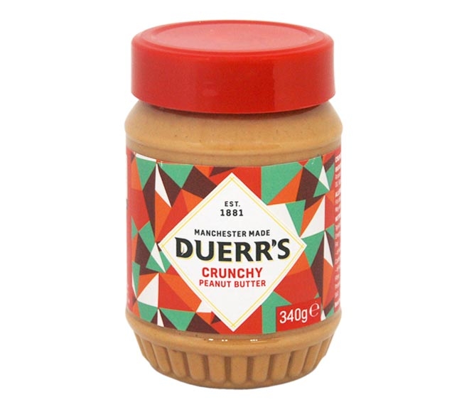 peanut butter DUERRS crunchy 340g