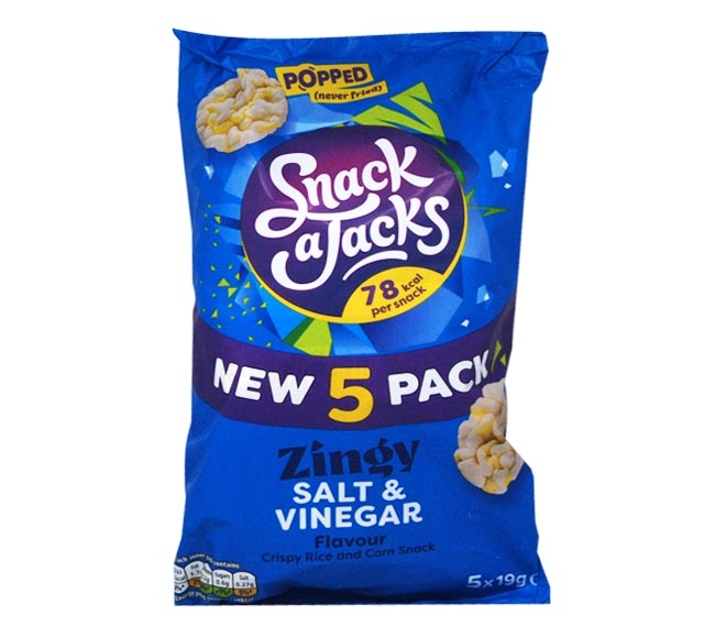 SNACK a JACKS 5x19g – salt & vinegar