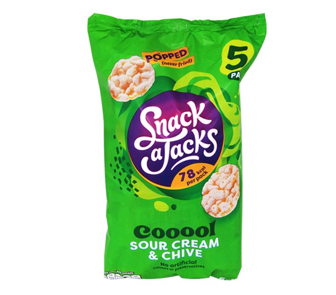 SNACK a JACKS 5x19g – sour cream & chive