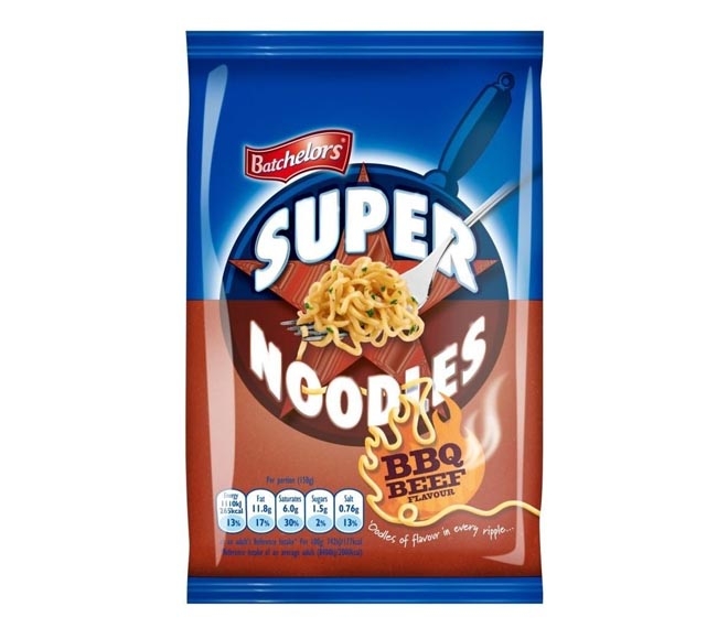 noodles BATCHELORS super BBQ beef flavour 90g