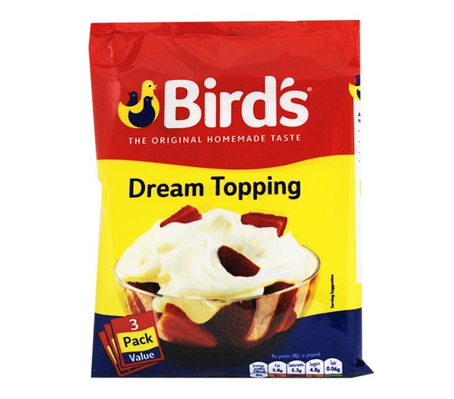 topping cream BIRDS dream topping 3x36g