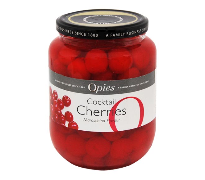 OPIES cocktail cherries 950g – Maraschino Flavour