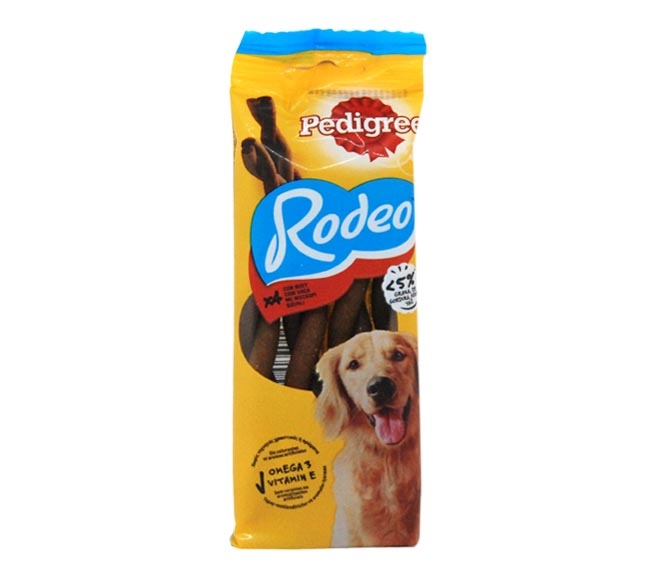 dog PEDIGREE Rodeo tasty twisted sticks with beef (4pcs) 70g