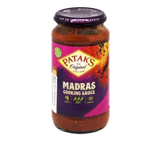 sauce PATAKS 450g – Madras
