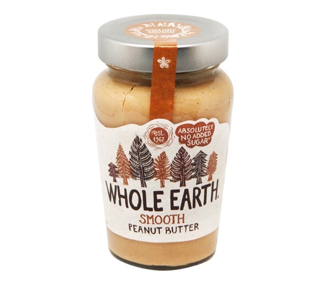 peanut butter WHOLE EARTH smooth 340g