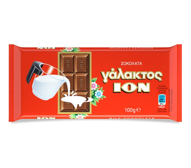 ION milk chocolate 100g