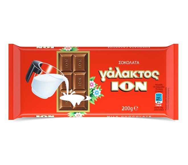 ION milk chocolate 200g