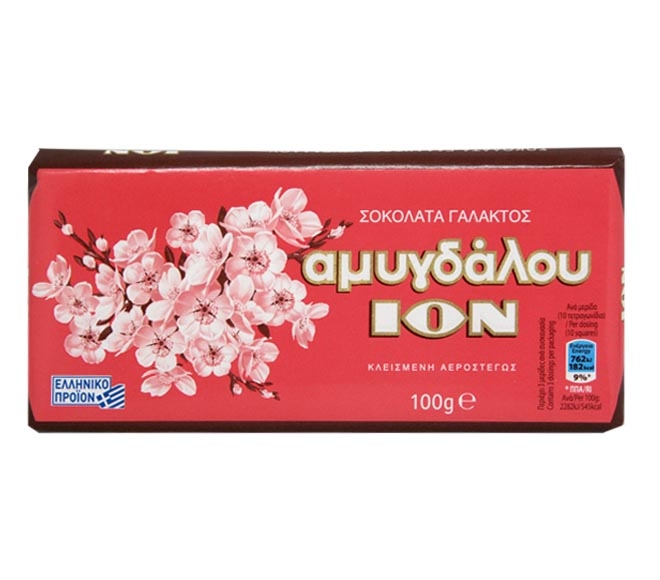 ION milk chocolate 100g – almonds