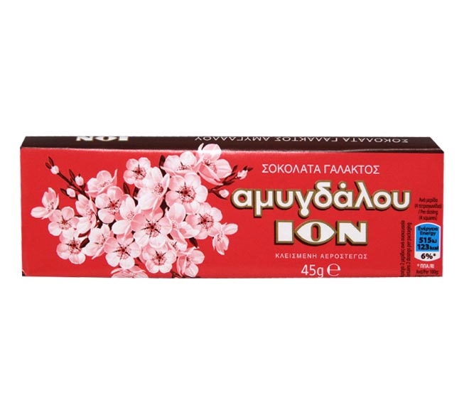 ION milk chocolate 45g – almonds