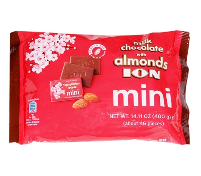 ION mini 400g – milk chocolate with almonds