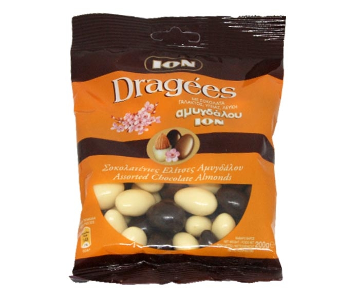ION dragees 200g – assorted chocolate covered almonds