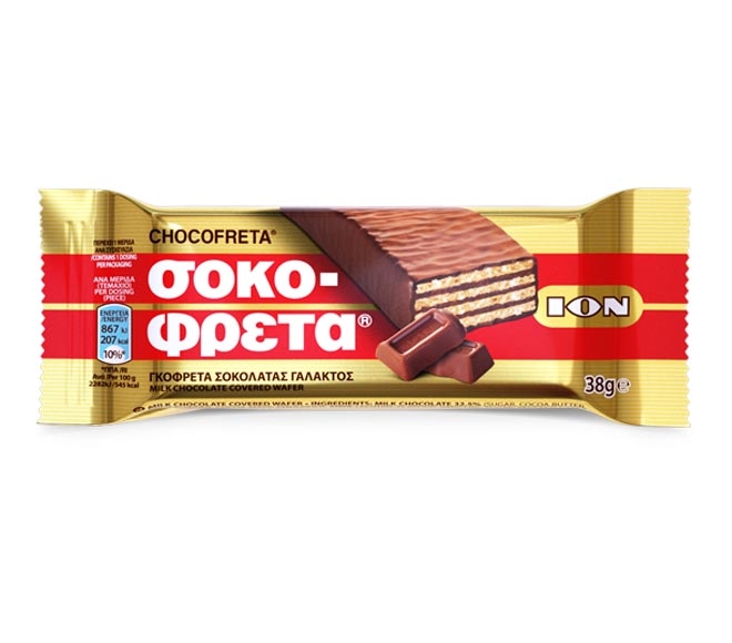 ION chocofreta 38g – milk chocolate