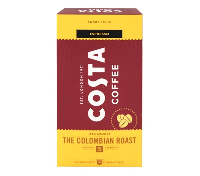 COSTA COFFEE espresso THE COLOMBIAN ROAST 57g – (10 caps – intensity 5)